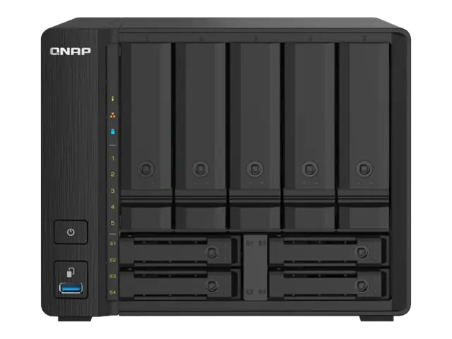 QNAP TS-932PX - NAS-Server - 9 Schächte - SATA 6Gb/s - RAID RAID 0, 1, 5, 6, 10, 50, JBOD, 5 Hot Spare, 6 Hot Spare, 60, 50 Hot Spare, 10-Hot-Spare, 60 Hot Spare, 1 Hot-Spare - RAM 4 GB - Gigabit Ethernet / 2.5 Gigabit Ethernet / 10 Gigabit Ethernet - iSC