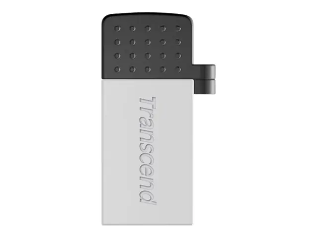Transcend JetFlash Mobile 380 - USB-Flash-Laufwerk - 16 GB - USB 2.0 - Silber