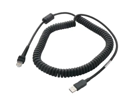 Datalogic CAB-467 - USB-Kabel - USB - 3.6 m - gewickelt - für PowerScan PBT7100, PBT8300, PD7100, PD8300, PM8300, PM8500