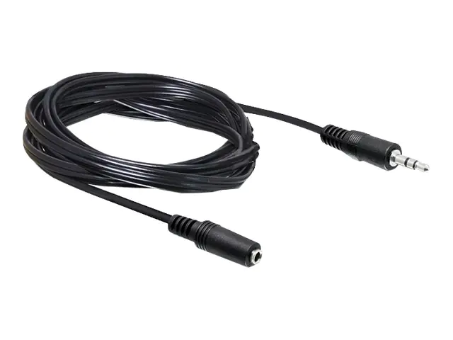 Delock Audiokabel mini 3,5 Klinke mini 3,5 Klinke 84237 5.00 m Schwarz