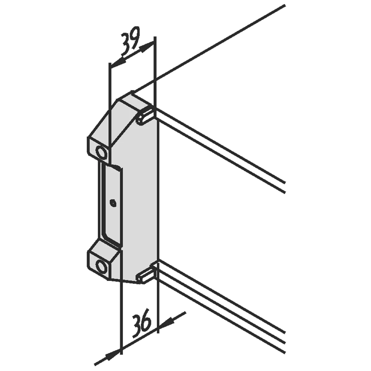 SCHROFF FUSS F.ABDECKHAUBE P/PRO - Rack-Zubehör