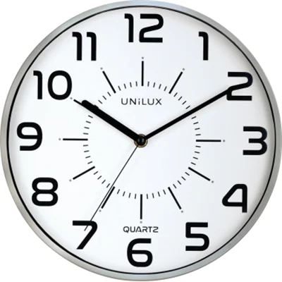 UNILUX Wanduhr POP GREY 400094283 +Batterien metallgrau UNILUX Wanduhr POP GREY 400094283 +Batterien metallgrau