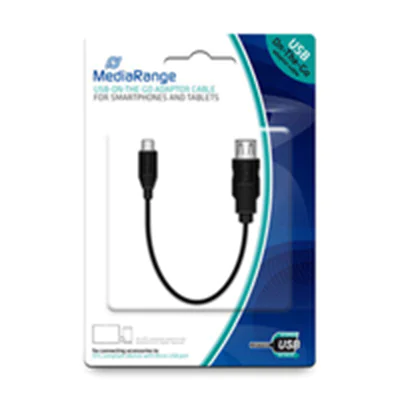 MEDIARANGE MRCS168 - 0,2 m - Micro-USB B - USB A - USB 2.0 - Männlich/Weiblich - Schwarz MEDIARANGE MRCS168 - 0,2 m - Micro-USB B - USB A - USB 2.0 - Männlich/Weiblich - Schwarz
