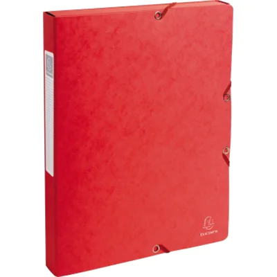 Exacompta Archivbox Exabox 50305E DIN A4 25mm Manilakarton rot Exacompta Archivbox Exabox 50305E DIN A4 25mm Manilakarton rot