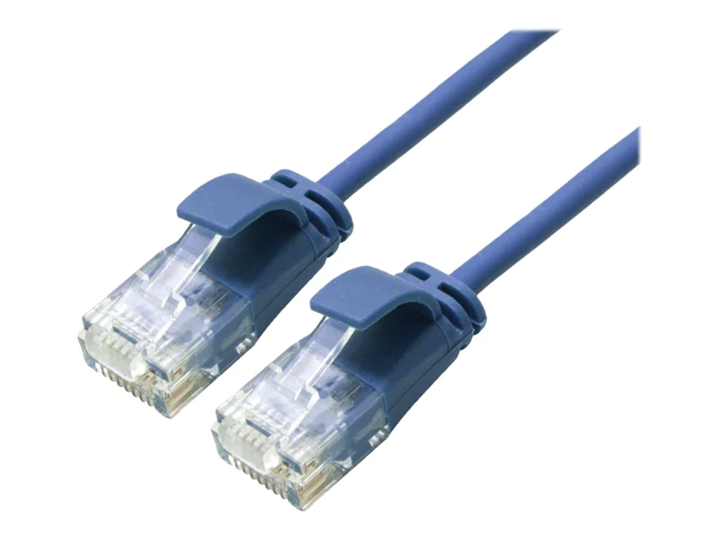 Roline - Patch-Kabel - RJ-45 (M) zu RJ-45 (M) - 2 m - UTP - CAT 6a - halogenfrei, geformt - Blau
