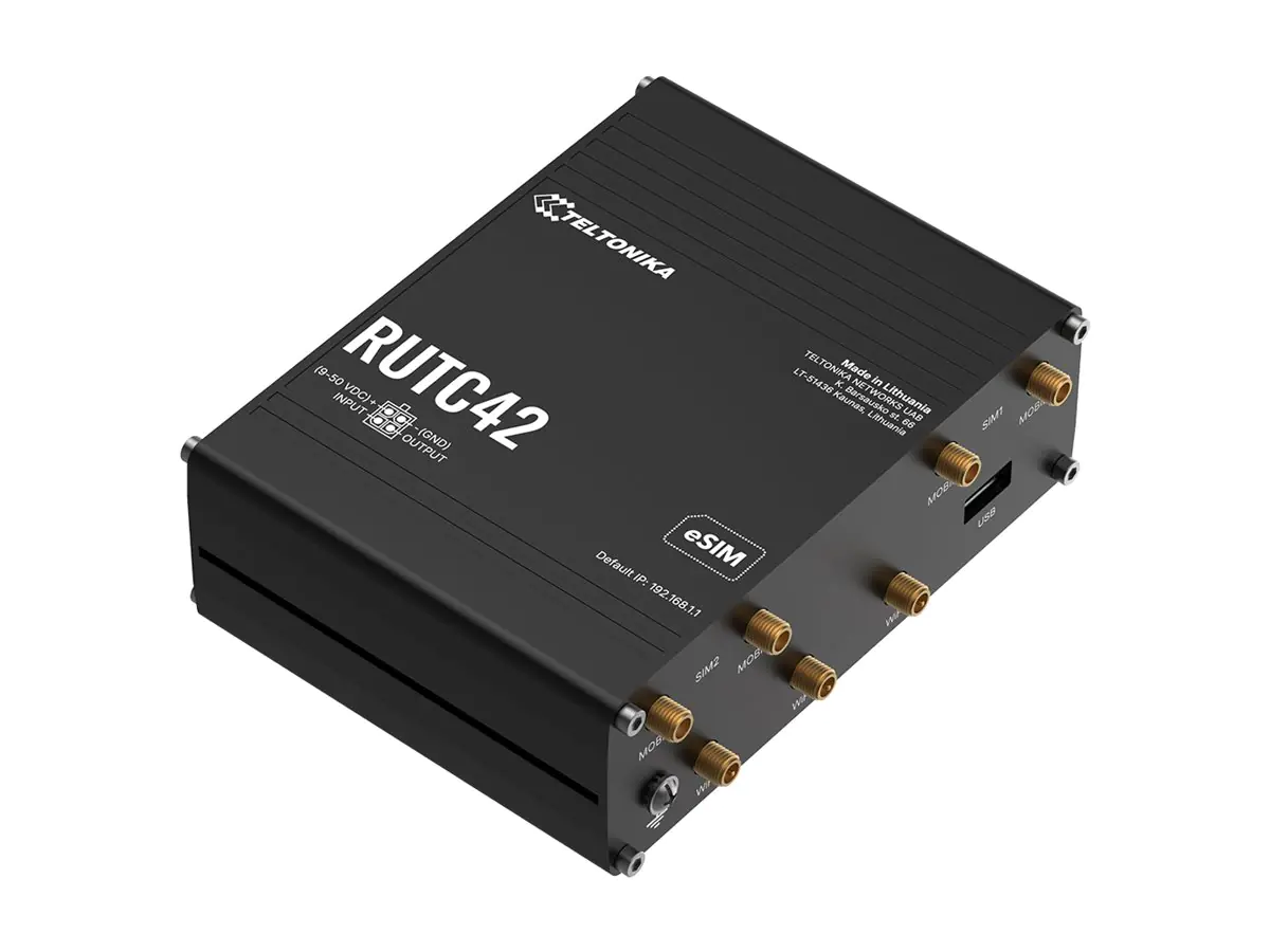 Teltonika RUTC42 - Wireless Router - WWAN 4-Port-Switch RUTC42000000