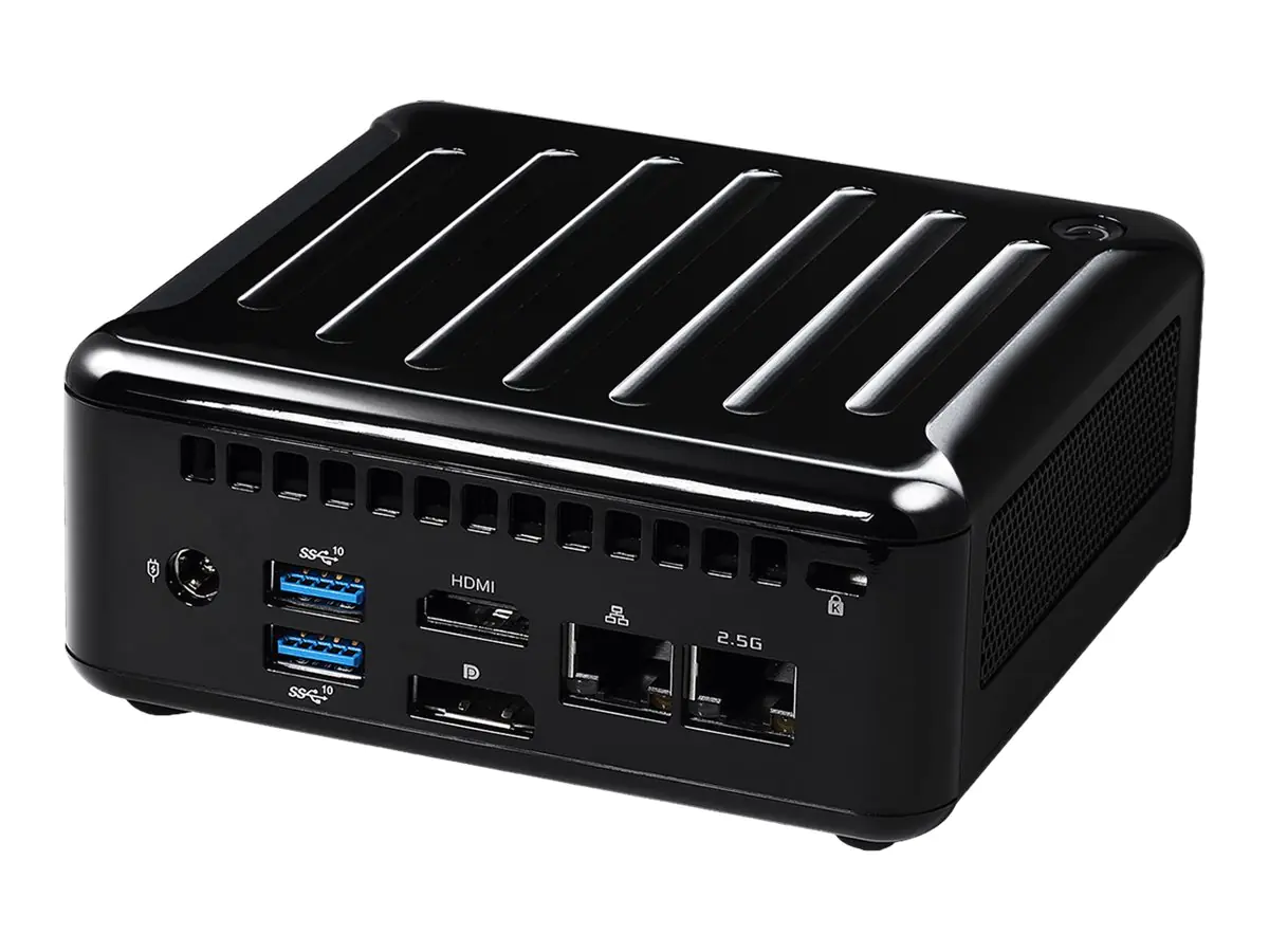 ASRock Industrial NUC BOX - Barebone - Box - 1 x Core i3 1115G4 / 3 GHz - RAM 0 GB - UHD Graphics - GigE, 2.5 GigE - WLAN: 802.11a/b/g/n/ac/ax