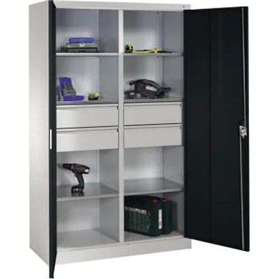 C+P Werkzeugschrank 89313042S10125 6Bd. 4Sch. 1950x1200x500mm lgr/sgr C+P Werkzeugschrank 89313042S10125 6Bd. 4Sch. 1950x1200x500mm lgr/sgr