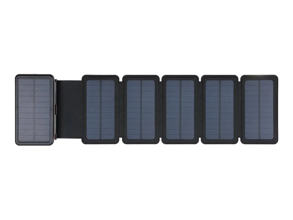 SANDBERG Active 6-Panel - Solar-Powerbank - Li-Pol - 20000 mAh - 74 Wh - 3 A - PD - 3 Ausgabeanschlussstellen (2 x USB, USB-C) 420-73