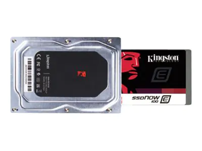 Kingston - Laufwerksschachtadapter - 3,5" auf 2,5" (8.9 cm to 6.4 cm) - Schwarz
