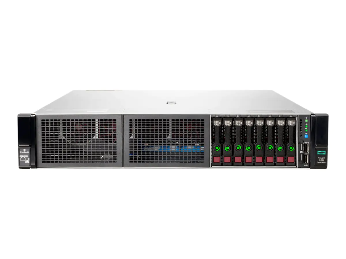 HPE ProLiant DL385 Gen10 Plus - Server - Rack-Montage - 2U - zweiweg - 1 x EPYC 7302 / 3 GHz - RAM 32 GB - SAS - Hot-Swap 6.4 cm (2.5") Schacht/Schächte - keine HDD - keine Grafiken - 1GbE, 10GbE - Monitor: keiner