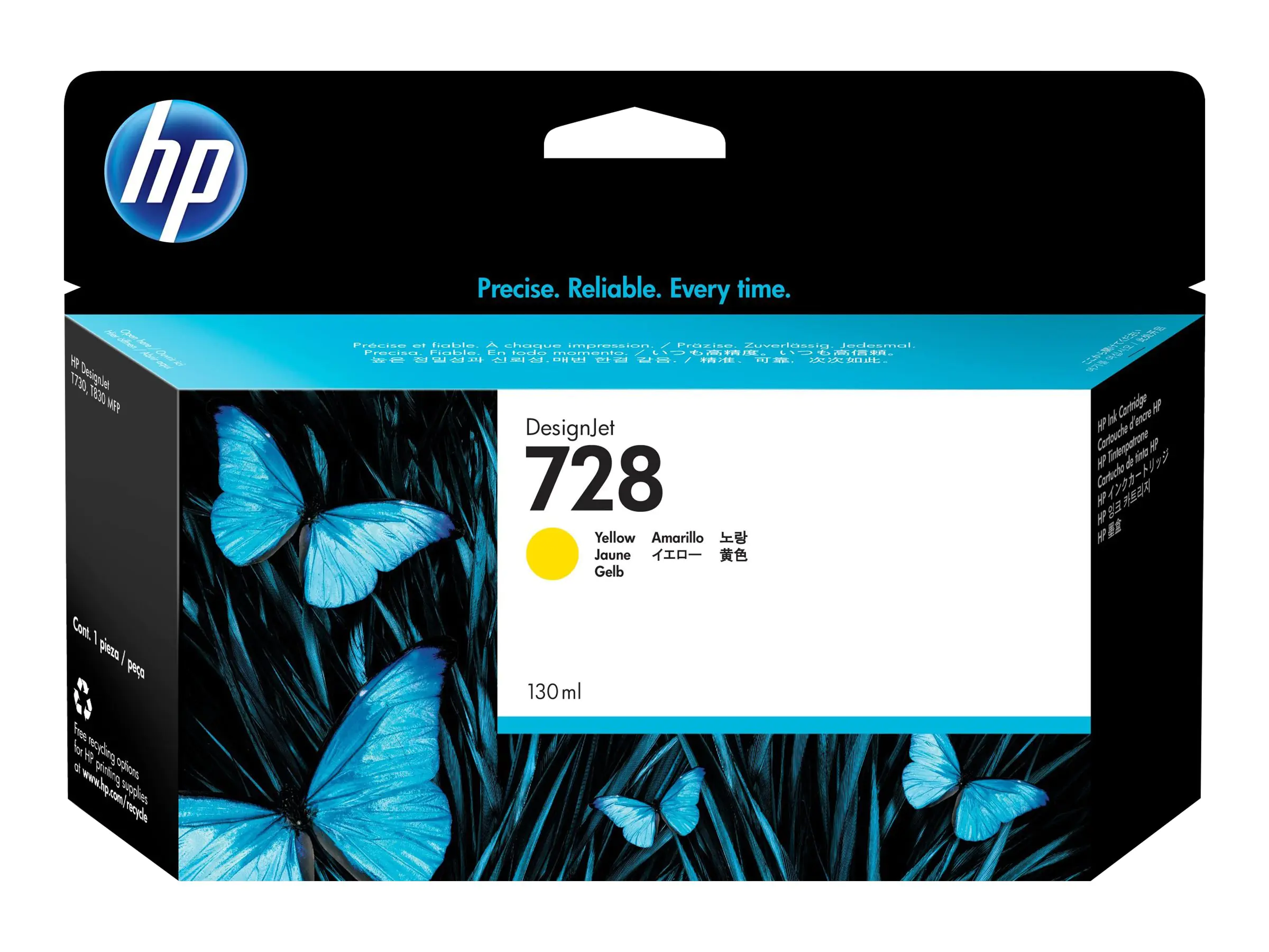 HP Tinte F9J67A 728 cyan 130 ml 1 Stück HP Tinte F9J67A 728 cyan 130 ml 1 Stück