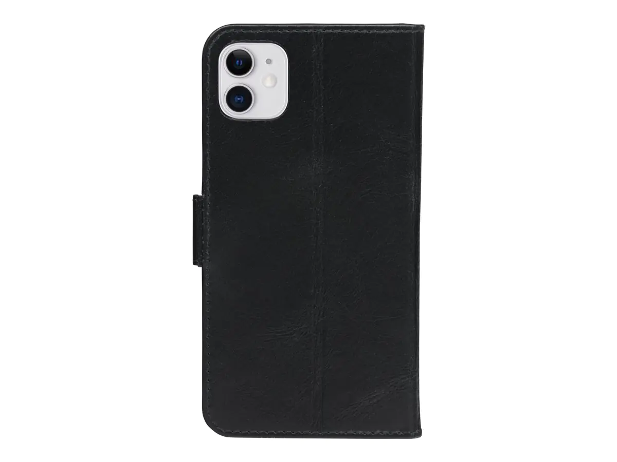 dbramante1928 Copenhagen Slim - Flip-Hülle für Mobiltelefon - genarbtes Leder - Schwarz - für Apple iPhone 11