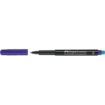 Faber-Castell CD/DVD Marker MULTIMARK 152551 mit Radierer bl Faber-Castell CD/DVD Marker MULTIMARK 152551 mit Radierer bl