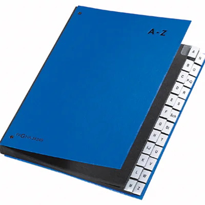 PAGNA Pultordner 24249-02 DIN A4 A-Z 24Fächer Polypropylen bl PAGNA Pultordner 24249-02 DIN A4 A-Z 24Fächer Polypropylen bl
