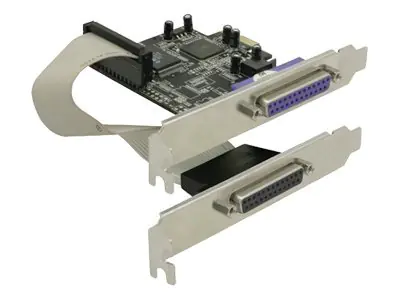 DeLock PCI Express Card 2 x Parallel - Parallel-Adapter - PCIe - parallel - 2 Anschlüsse