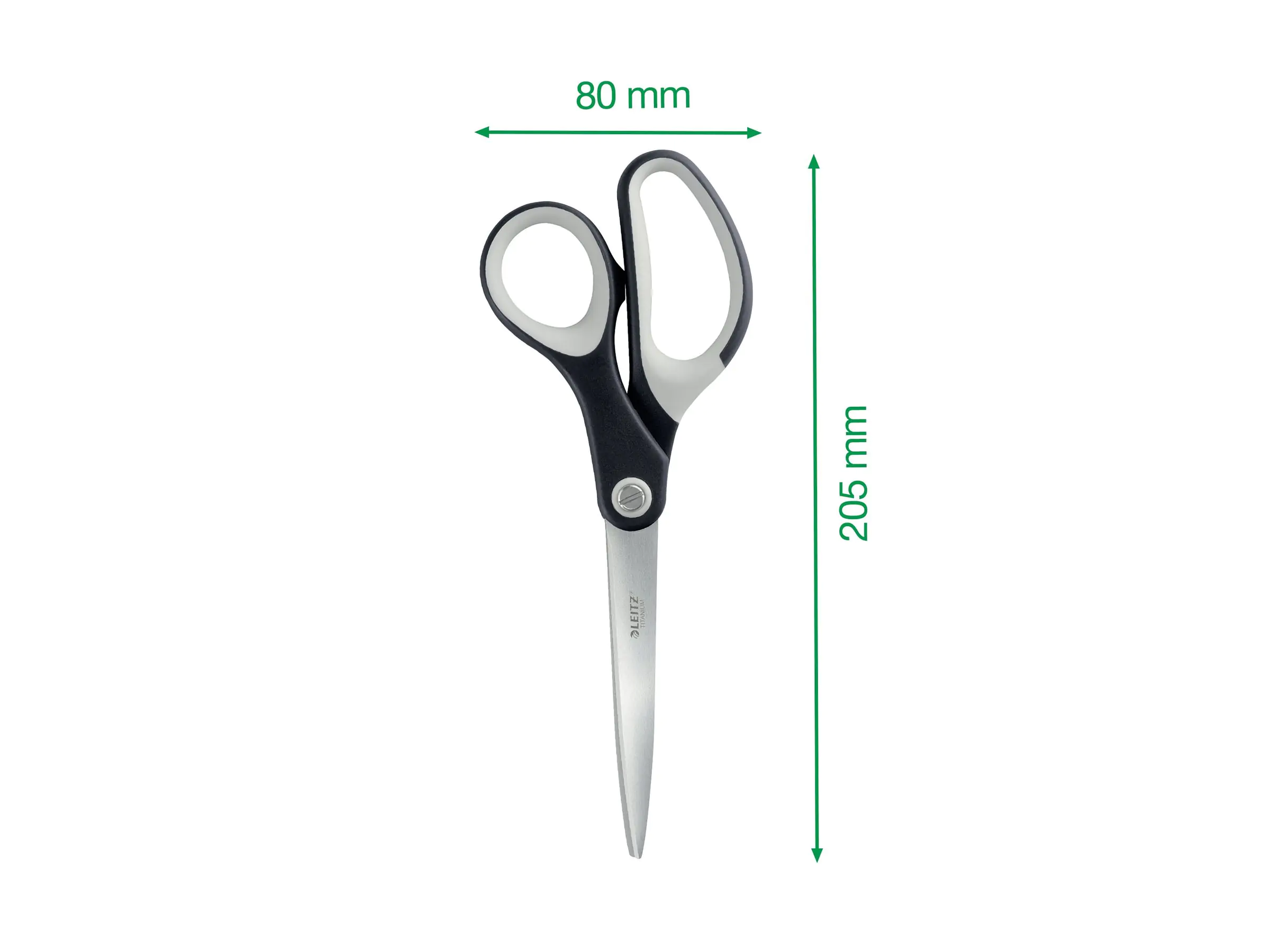 Leitz Schere Titan softgrip 54176095 205mm schwarz