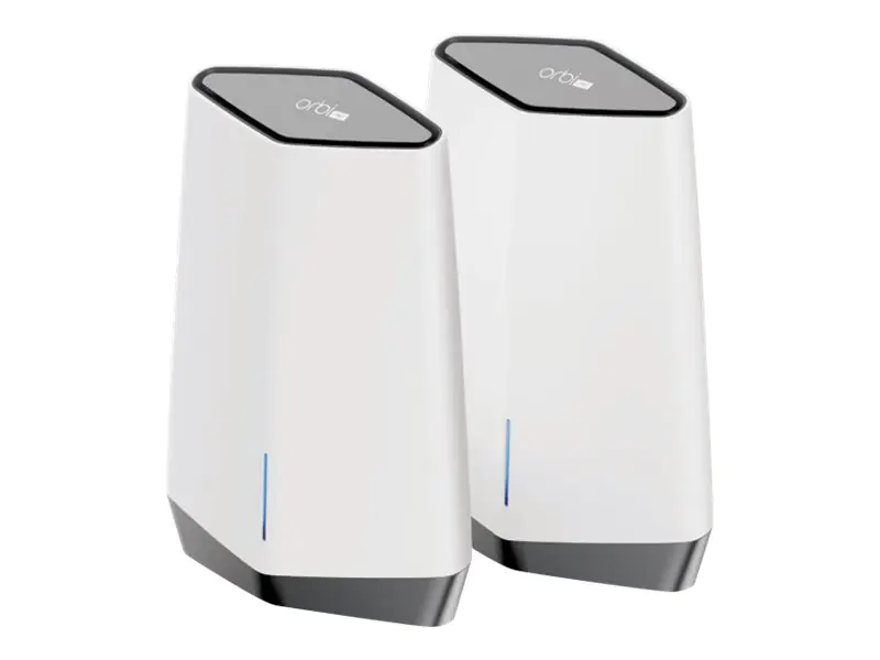 Netgear Orbi Pro SXK80 - WLAN-System - (Router, Extender) - Netz 1GbE, 2.5GbE - Wi-Fi 6 - Tri-Band - wandmontierbar, deckenmontierbar