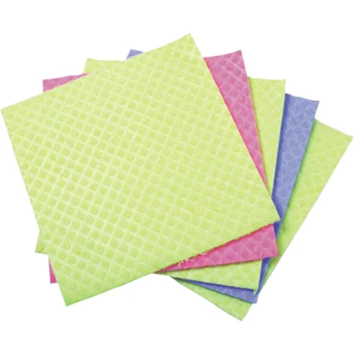 Schwammtuch 26167 18x22cm farbig sortiert 5 St./Pack. Schwammtuch 26167 18x22cm farbig sortiert 5 St./Pack.