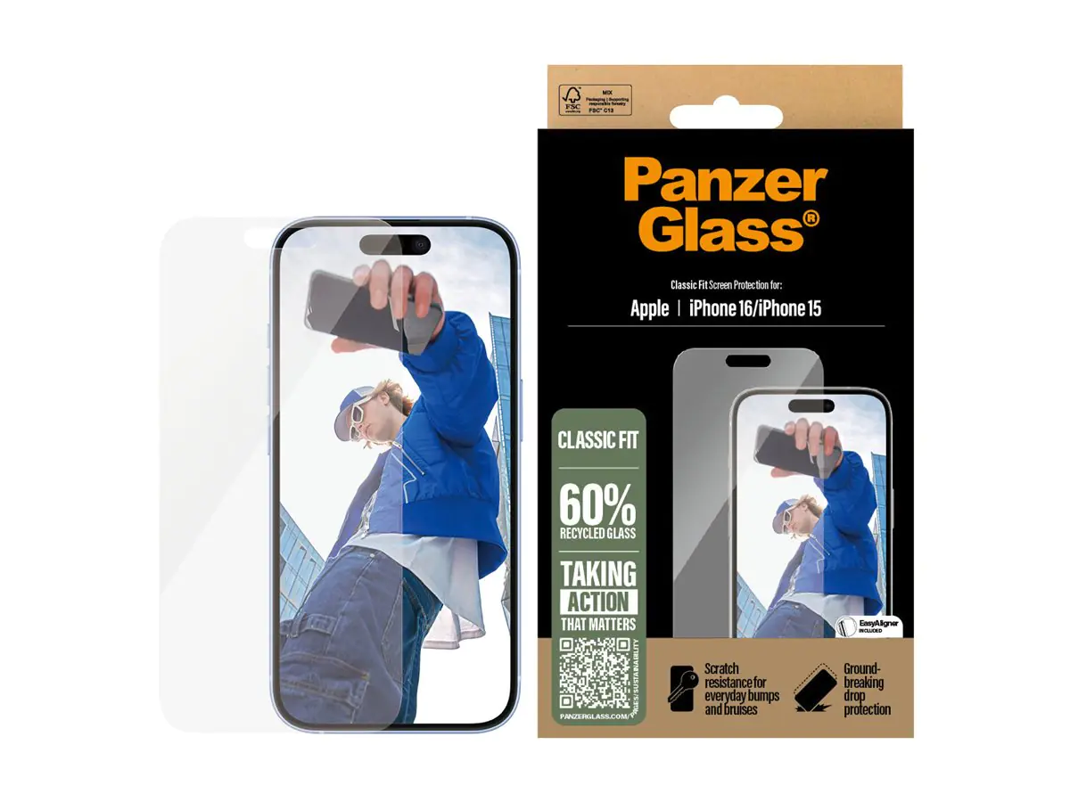 PanzerGlass Bildschirmschutz für Handy - klassische