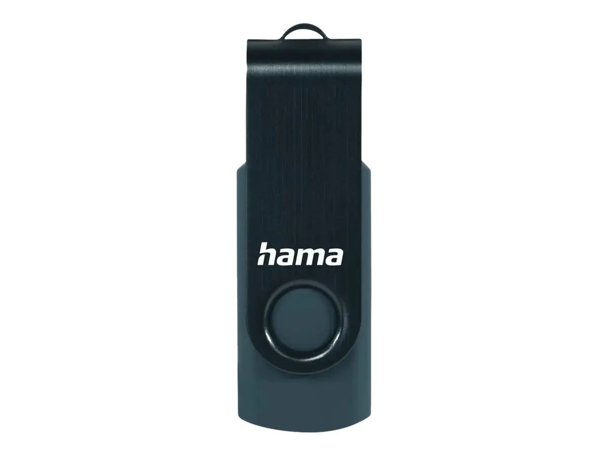 Hama "Rotate" - USB-Flash-Laufwerk - 32 GB - USB 3.0 - Petrolblau Hama "Rotate" - USB-Flash-Laufwerk - 32 GB - USB 3.0 - Petrolblau