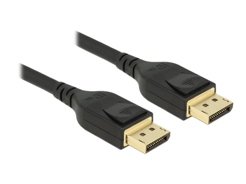 Delock - DisplayPort-Kabel - DisplayPort (M) zu DisplayPort (M) - DisplayPort 1.4 - 5 m - 8K Unterstützung - Schwarz