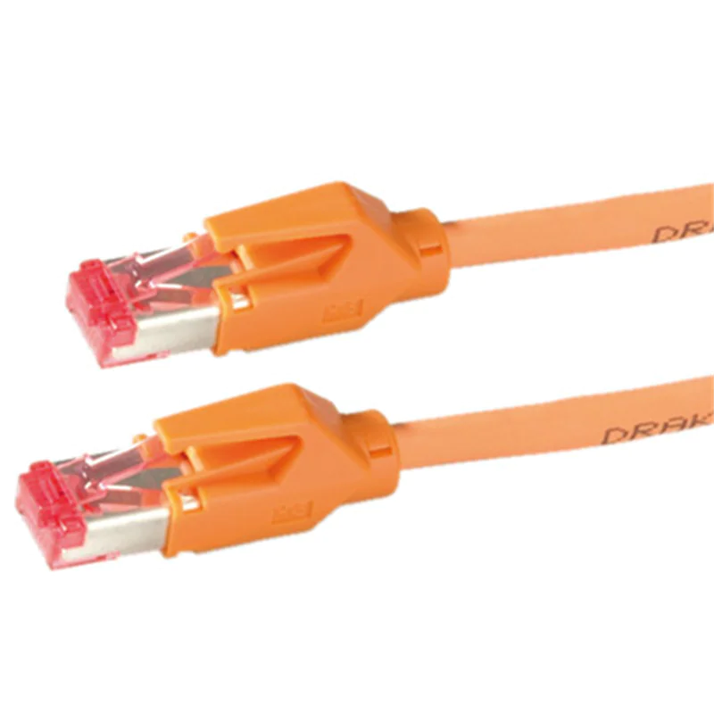 Draka Netzwerkkabel RJ-45 RJ-45 21052105 SFTP 10 m CAT 6 Orange