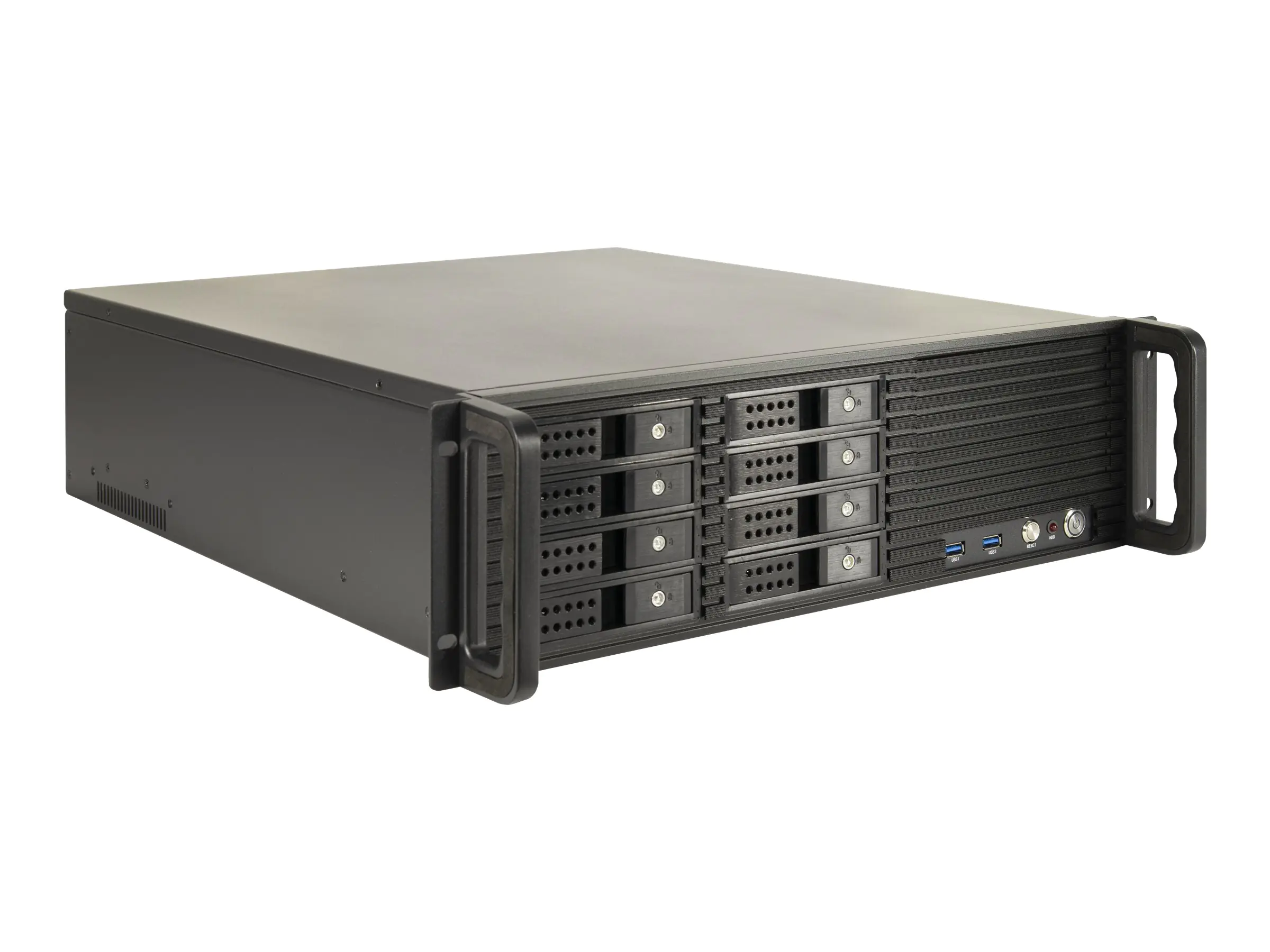 Inter-Tech IPC 3U-3508 - Rack-Montage - ATX - SATA/SAS - Hot-Swap - keine Spannungsversorgung (ATX) - USB