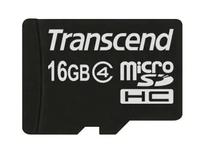 Transcend Flash-Speicherkarte - 16 GB - Class TS16GUSDC4