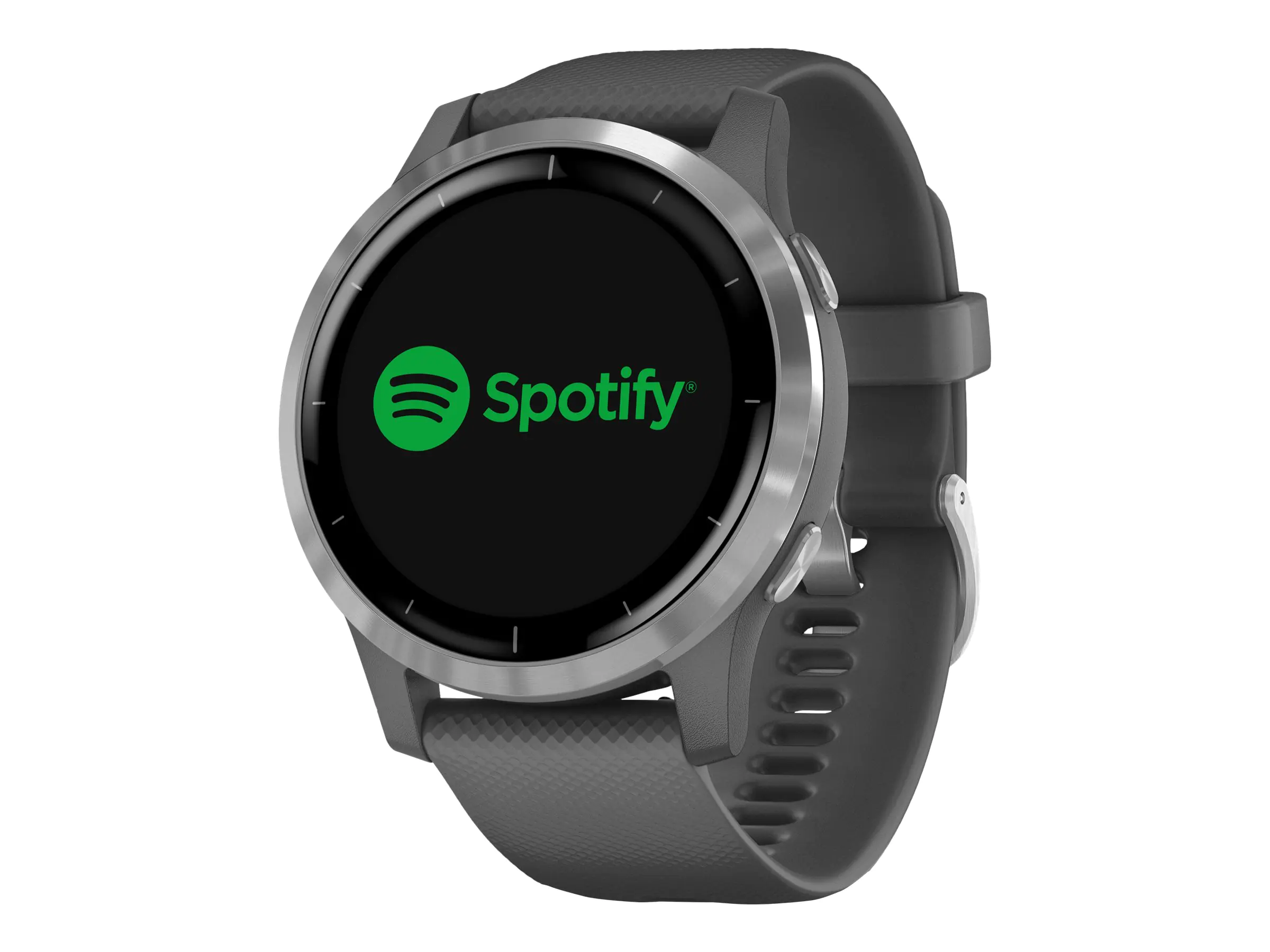 Garmin vívoactive 4 - 45 mm - Dunkelgrau - Sportuhr mit Band - Silikon - Shadow Gray - Handgelenkgröße: 135-200 mm - Anzeige 3.3 cm (1.3") - Bluetooth, Wi-Fi, NFC, ANT+ - 50.5 g