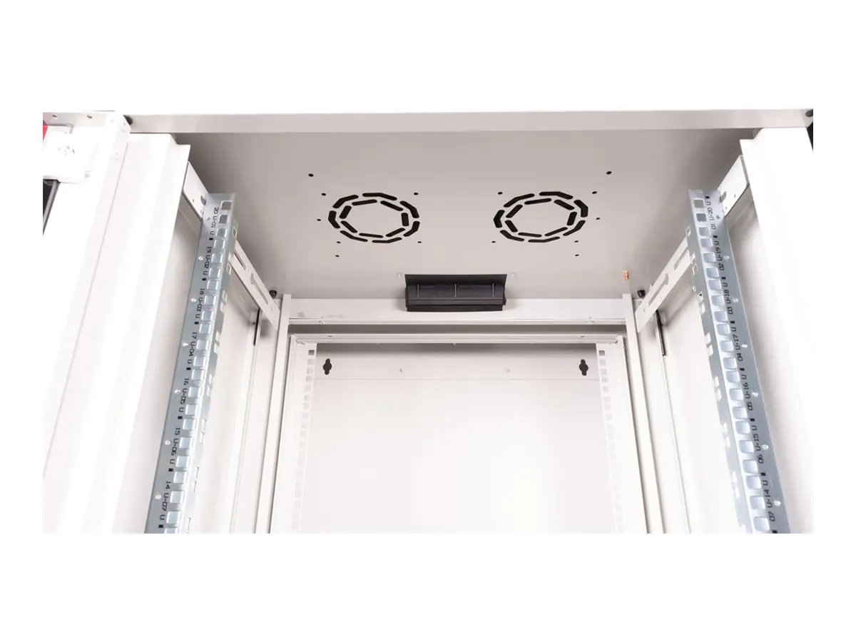 ROLINE Pro - Schrank Netzwerkschrank - zwei-teilig schwenkbar, 600 x 600 mm (B x T)