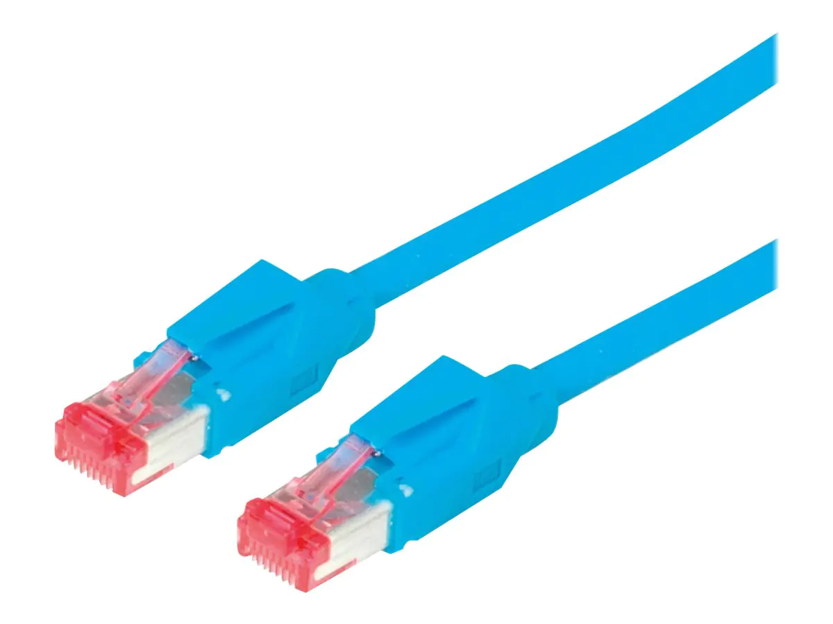 Secomp DRAKA UC400 S27 - Patch-Kabel - RJ-45 (M) zu RJ-45 (M) - 10 m - FTP - CAT 6 - halogenfrei - Blau