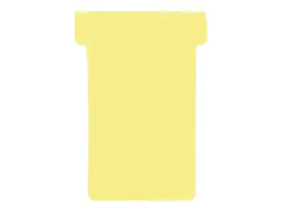 Franken T-Karte TK204 Größe2 84x48mm gelb 100 St./Pack.