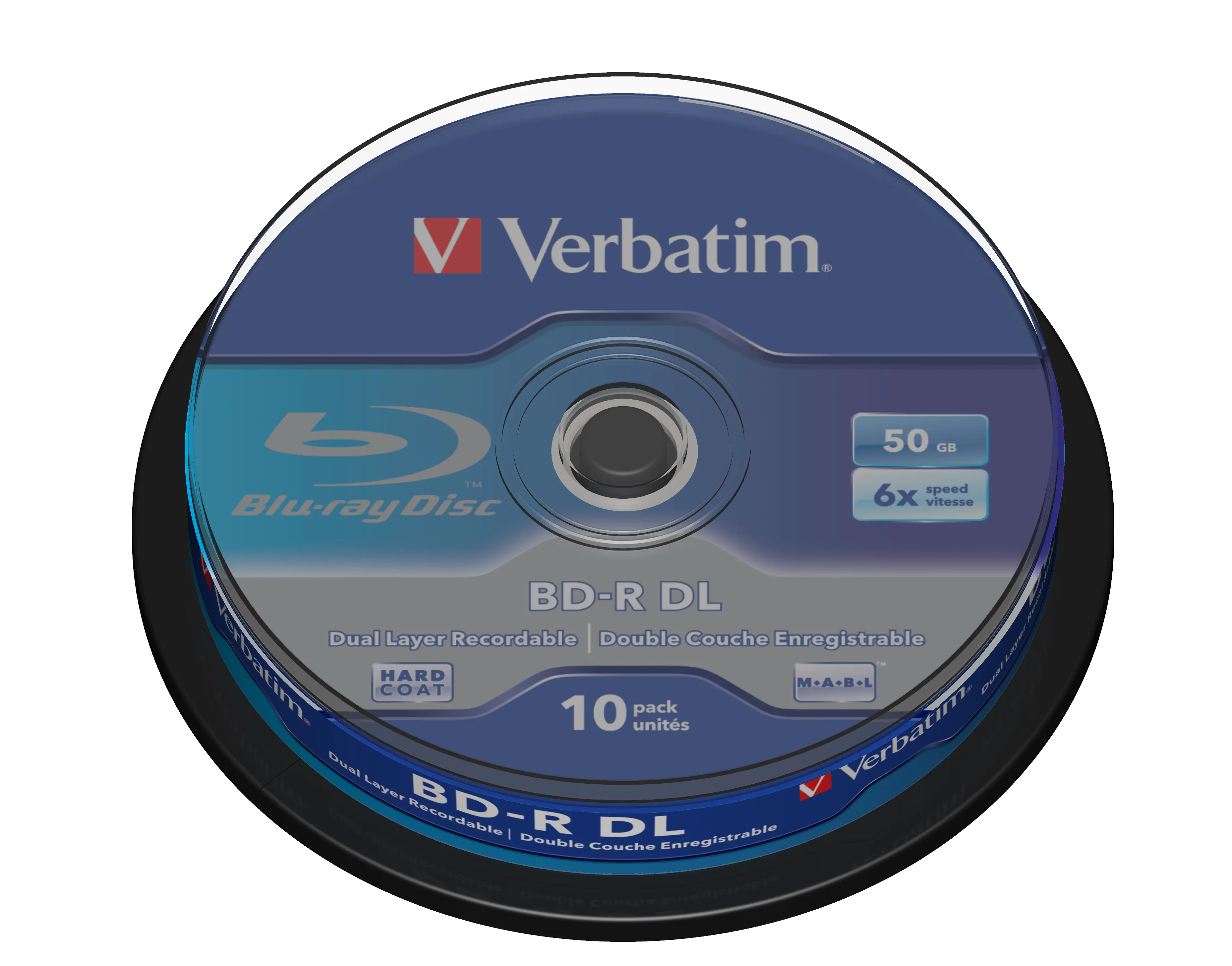 Verbatim - 10 x BD-R DL - 50 GB 6x - Spindel