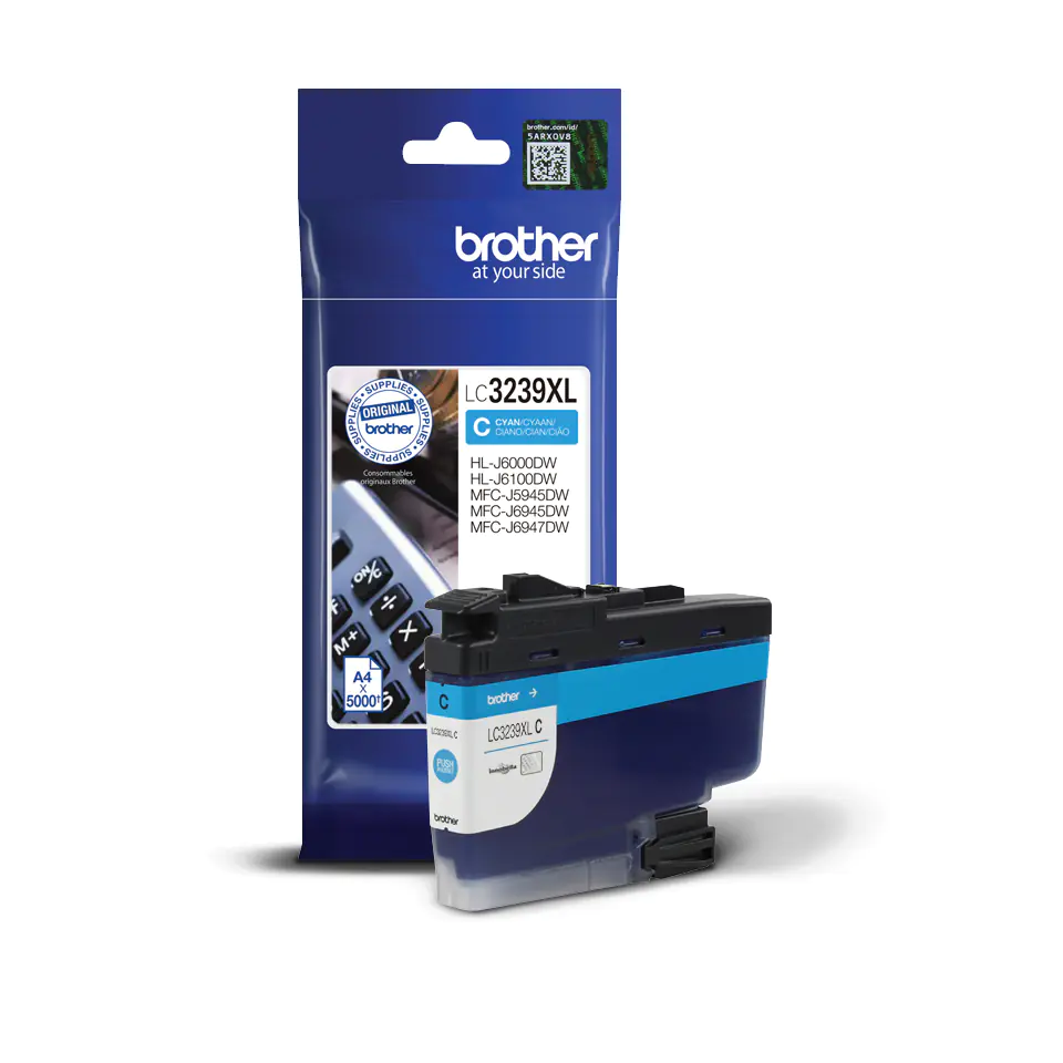 Brother LC3239XLC - Cyan - Original - Tintenpatrone - für Brother HL-J6000DW, HL-J6100DW, MFC-J5945DW, MFC-J6945DW, MFC-J6947DW Brother LC3239XLC - Cyan - Original - Tintenpatrone - für Brother HL-J6000DW, HL-J6100DW, MFC-J5945DW, MFC-J6945DW, MFC-J6947DW
