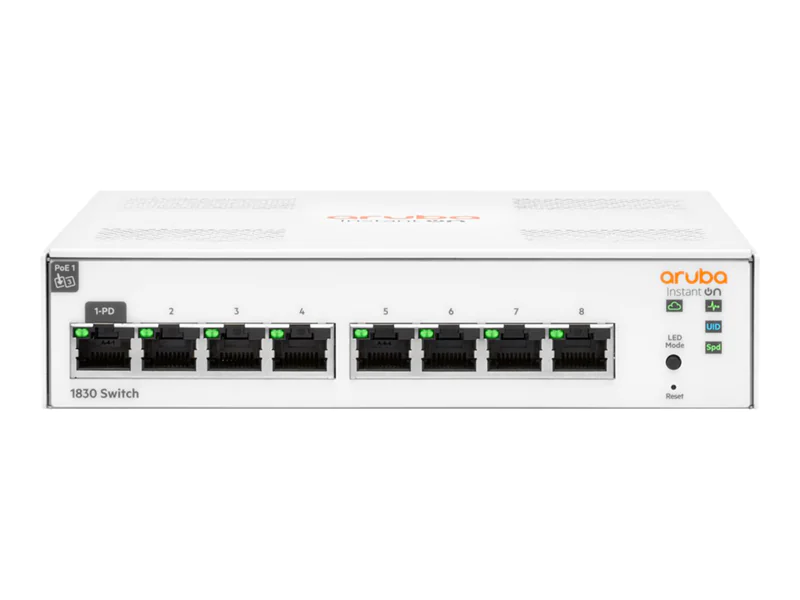 HPE Instant On 1830 8G Switch - Switch - Glasfaser (LWL) JL810A#ABB