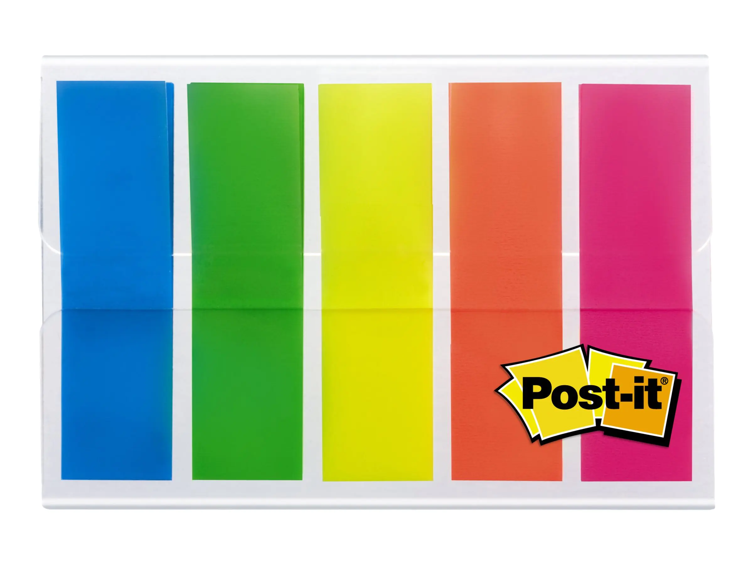 3M Post-it Index 683-HF5 - Index-Streifen mit Spender - 12 x 43 mm - 100 Blatt (5 x 20) 683HF5