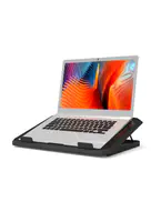 PORT Ergonomic Cooler Pro - Notebook-Lüfter - mit 2-Port-USB-Hub - 43.2 cm (17") - 140 mm