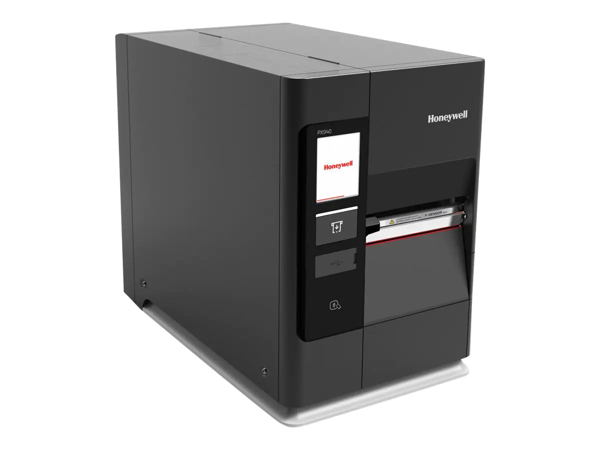 Honeywell PX940A - Etikettendrucker - Thermodirekt / Thermotransfer - Rolle (11,4 cm) - 600 dpi - bis zu 150 mm/Sek. - USB 2.0, LAN, NFC, USB 2.0-Host, Bluetooth LE, RS232 - Rückspulgerät, Schäler