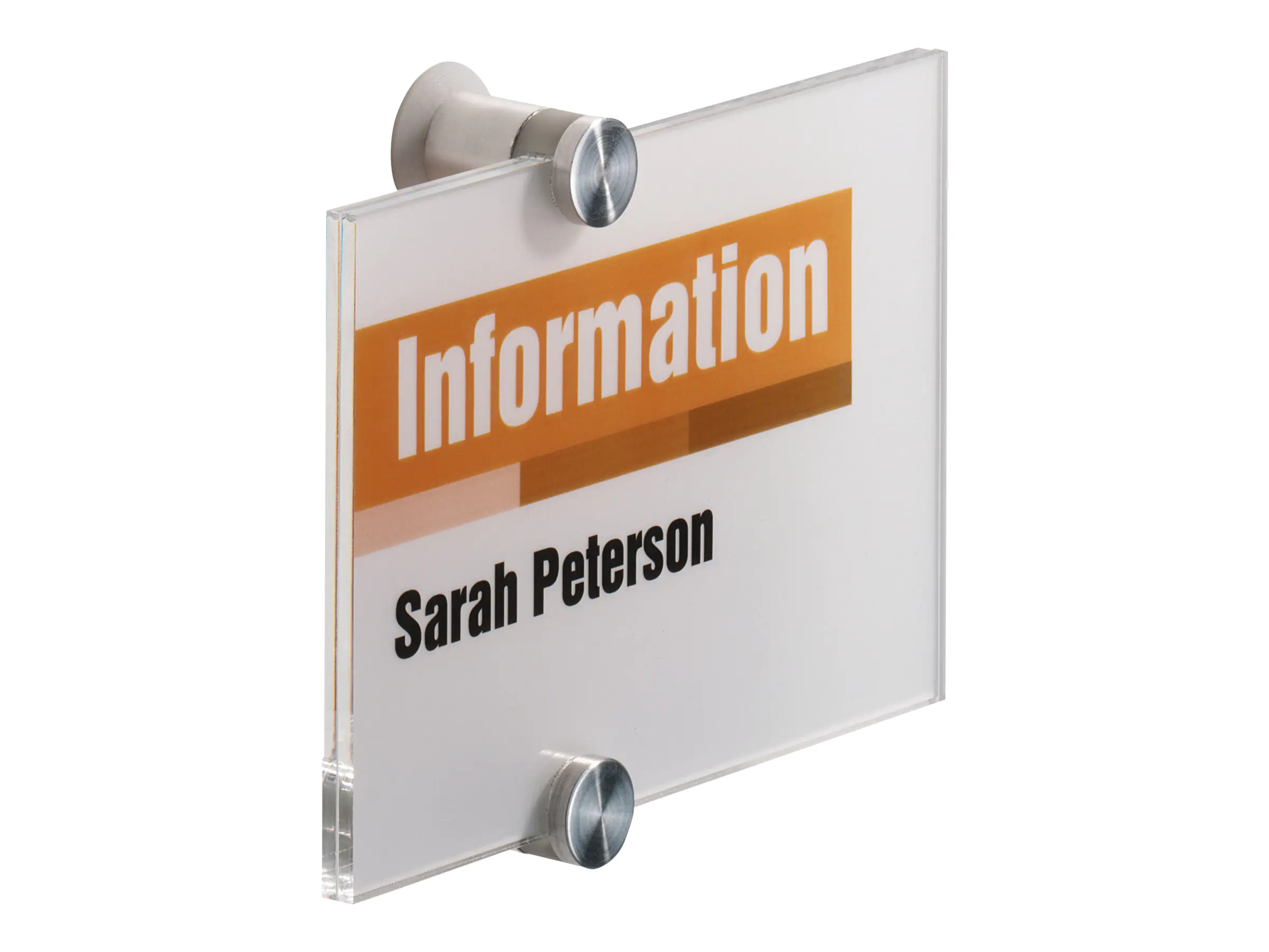 DURABLE Türschild CRYSTAL SIGN 482119 148x105mm transparent