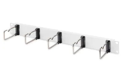 DIGITUS Kabelrangierpanel mit Stahlbügeln für 482,6 mm (19")-Schränke, 1HE DN-97666