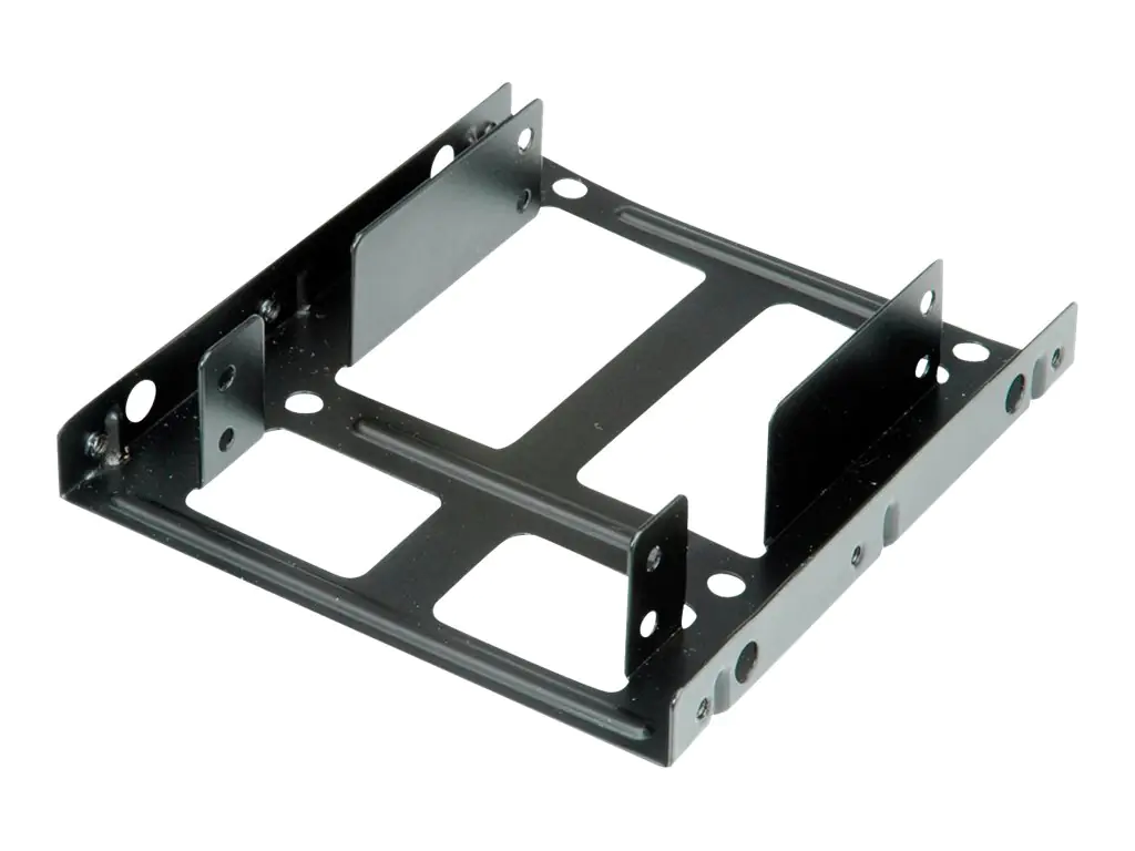 Roline - Laufwerksschachtadapter - 3.5" to 2 x 2.5" (8,9 cm bis 2 x 6,4 cm) - Schwarz Roline - Laufwerksschachtadapter - 3.5" to 2 x 2.5" (8,9 cm bis 2 x 6,4 cm) - Schwarz