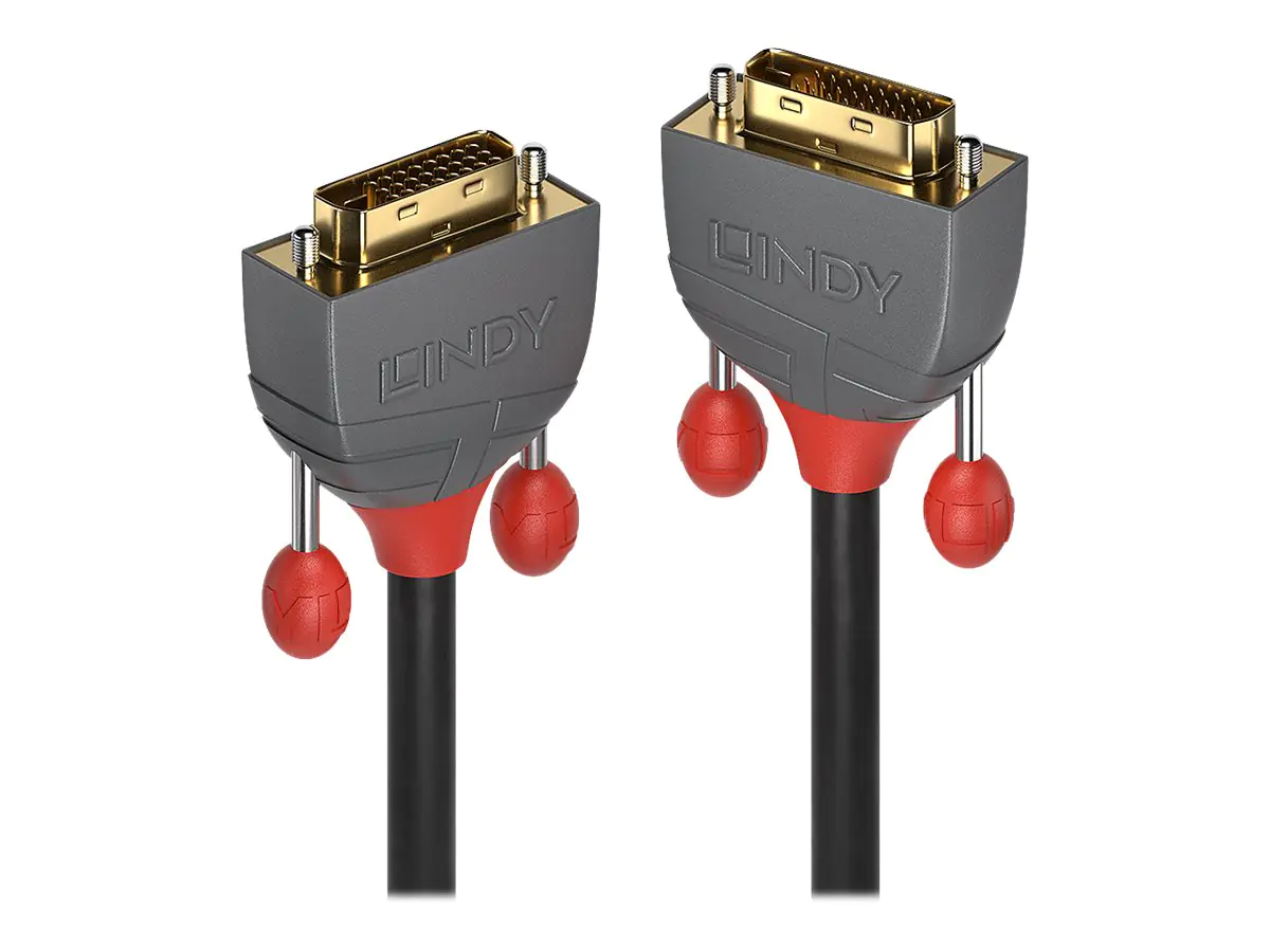 Lindy Antra Line - DVI-Kabel - Dual Link - DVI-D (M) zu DVI-D (M) - 50 cm - Schwarz