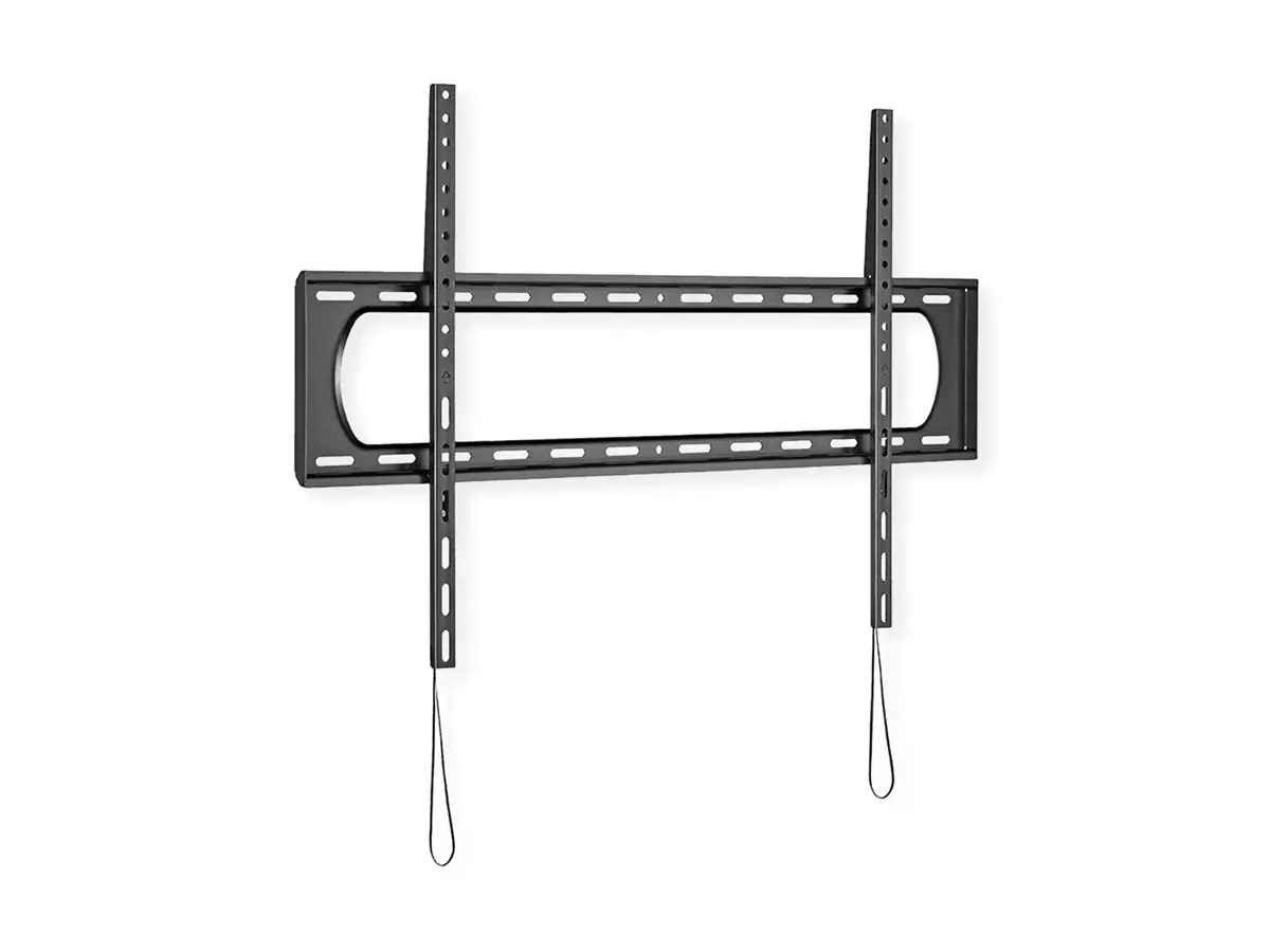 VALUE - Befestigungskit (Wandmontage) - fest - für Flachbildschirm/LCD-Display - up to 120 kg - Metall - Schwarz - Bildschirmgröße: 152.4-304.8 cm (60"-120")