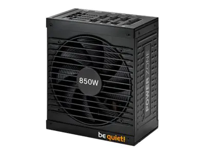 be quiet! Power Zone BN212 - Netzteil (intern) - ATX12V 2.4/ EPS12V 2.92 - 80 PLUS Bronze - Wechselstrom 100-240 V - 850 Watt - aktive PFC - Schwarz