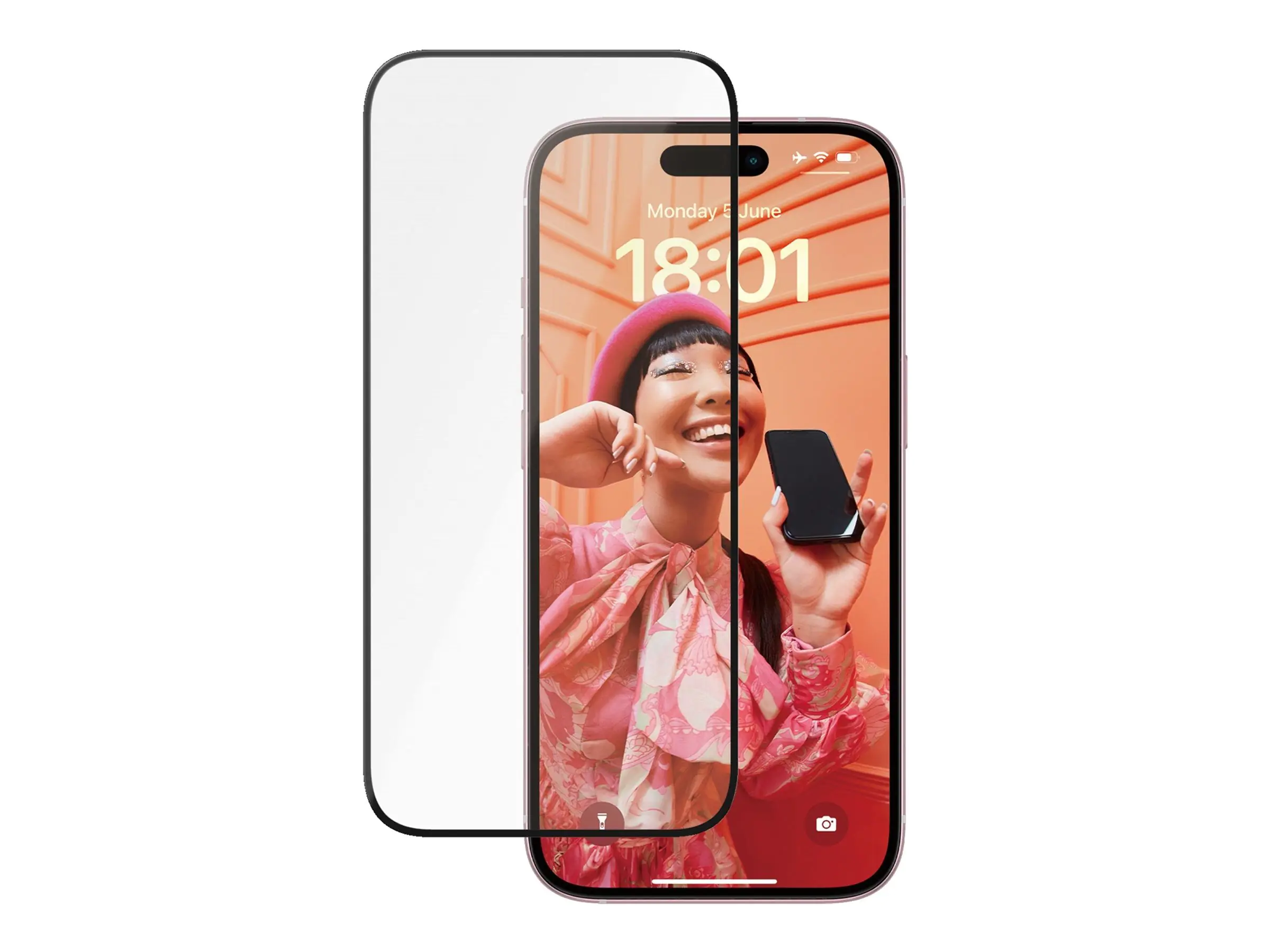 PanzerGlass Ceramic Protection for iPhone 15 Ultra-Wide Fit EA