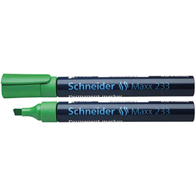 Schneider Permanentmarker 233 123304 1-5mm Keilspitze grün Schneider Permanentmarker 233 123304 1-5mm Keilspitze grün