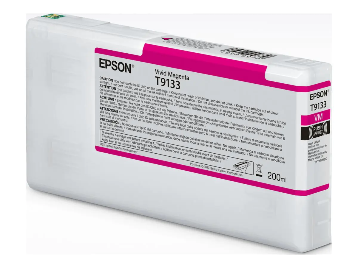 Epson T9133 - 200 ml - Vivid Magenta - original C13T91330N