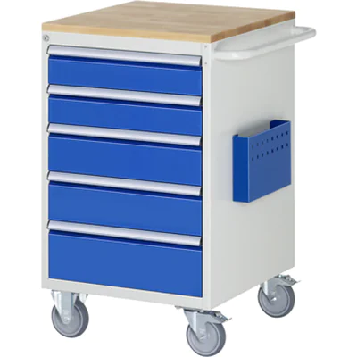 RAU Werkstattwagen 7000 580 x 975 x 650 mm (B x H x T) 5 Schubladen