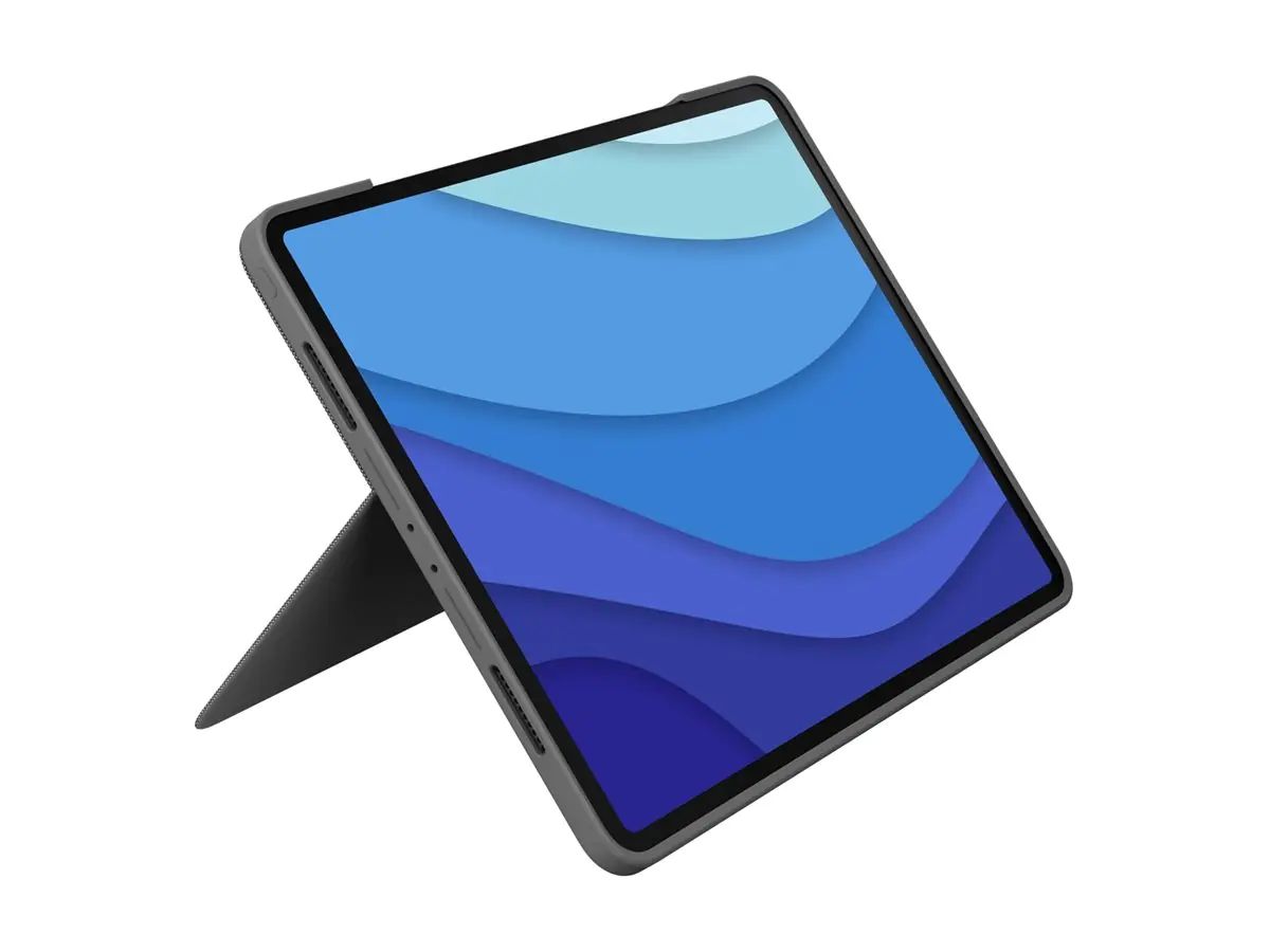Logitech Combo Touch - Tastatur und Foliohülle - mit Trackpad - hinterleuchtet - Apple Smart connec